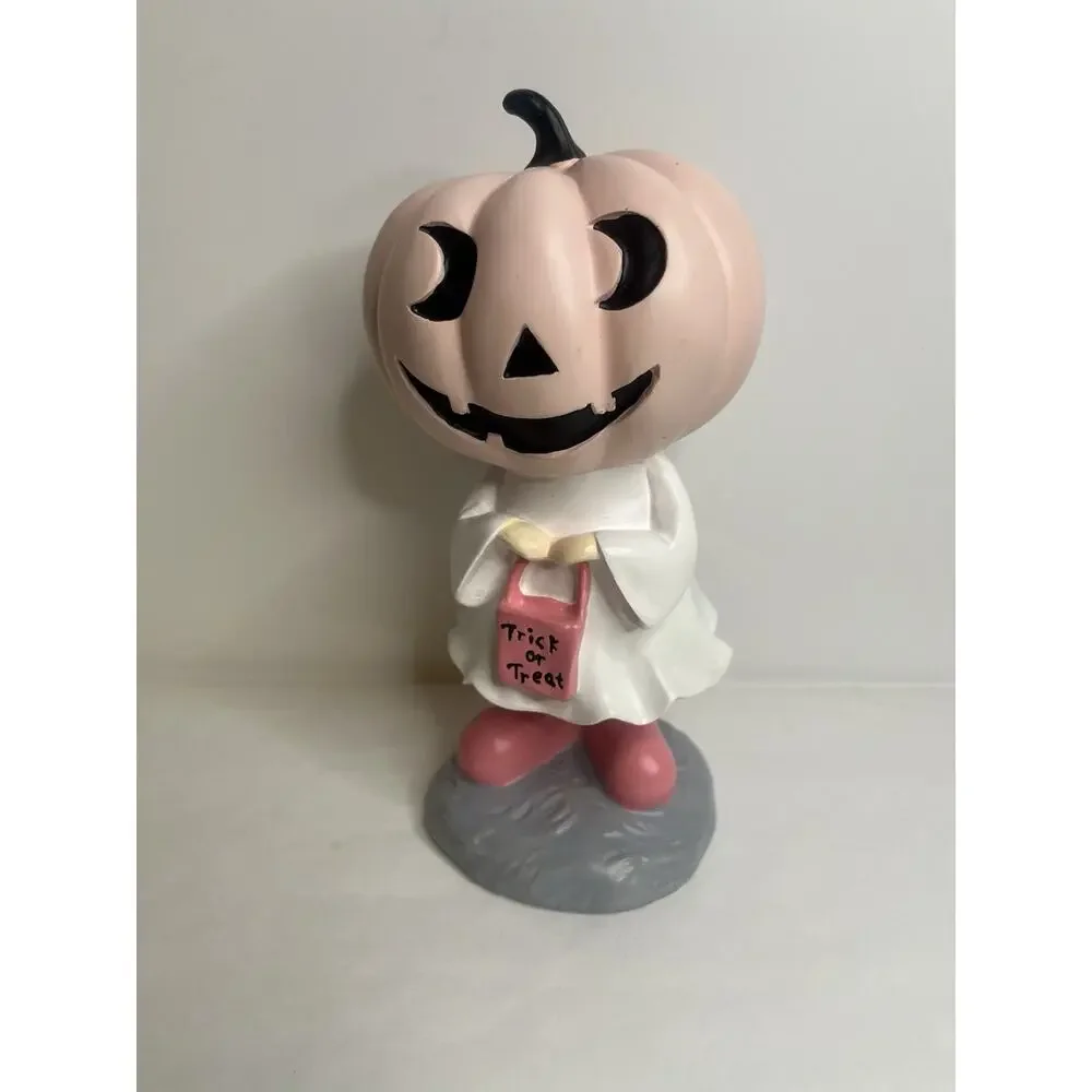 Goblin and Ghoul Pink Pumpkin Trick Or Treat Girl Halloween 8” TikTok Viral
